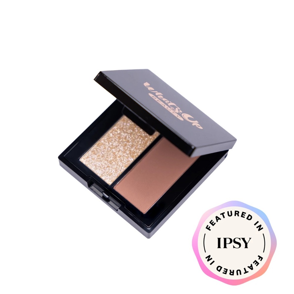 Whats Up Beauty - Lattetude Eyeshadow Duo (Deluxe Sample)